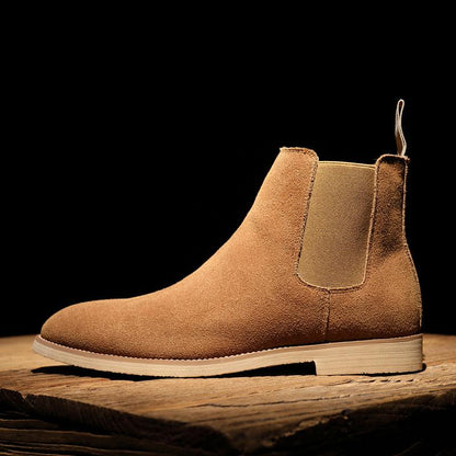 Men's Genuine Leather Autumn and Winter Chelsea Boots