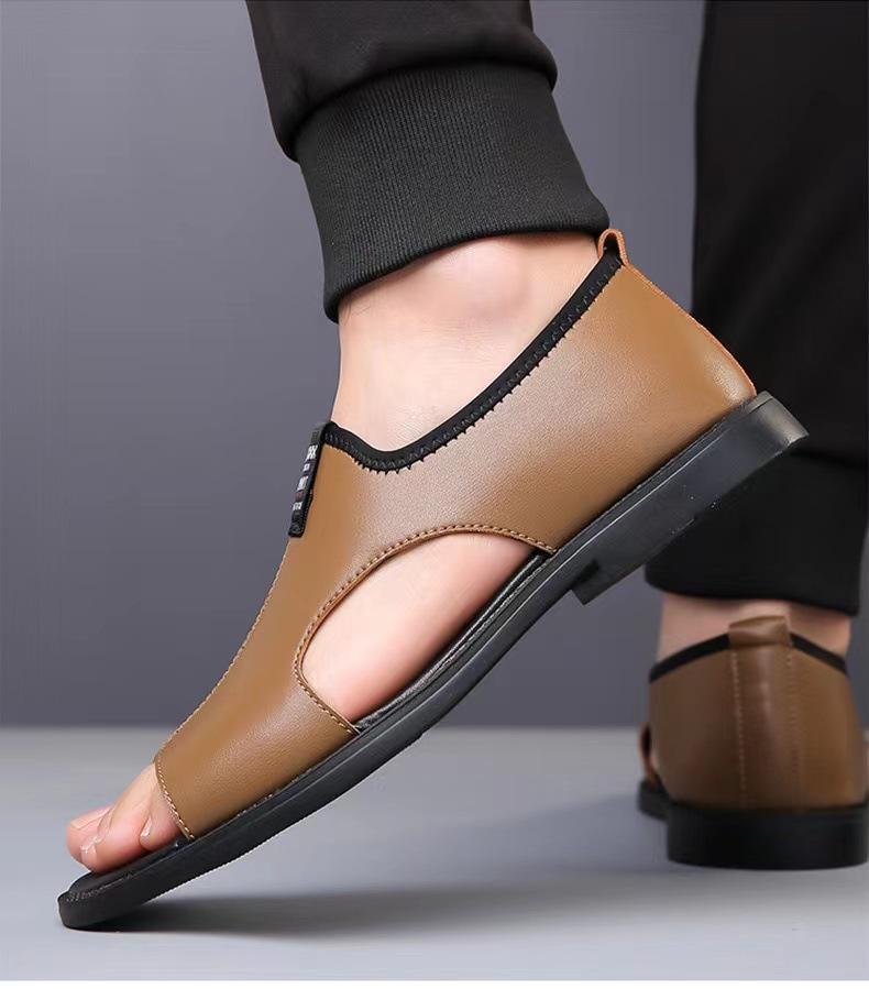 🔥Limited Time Offer 49% OFF🔥Men's New Soft-soled Versatile Beach Slip-on Drive Sandals