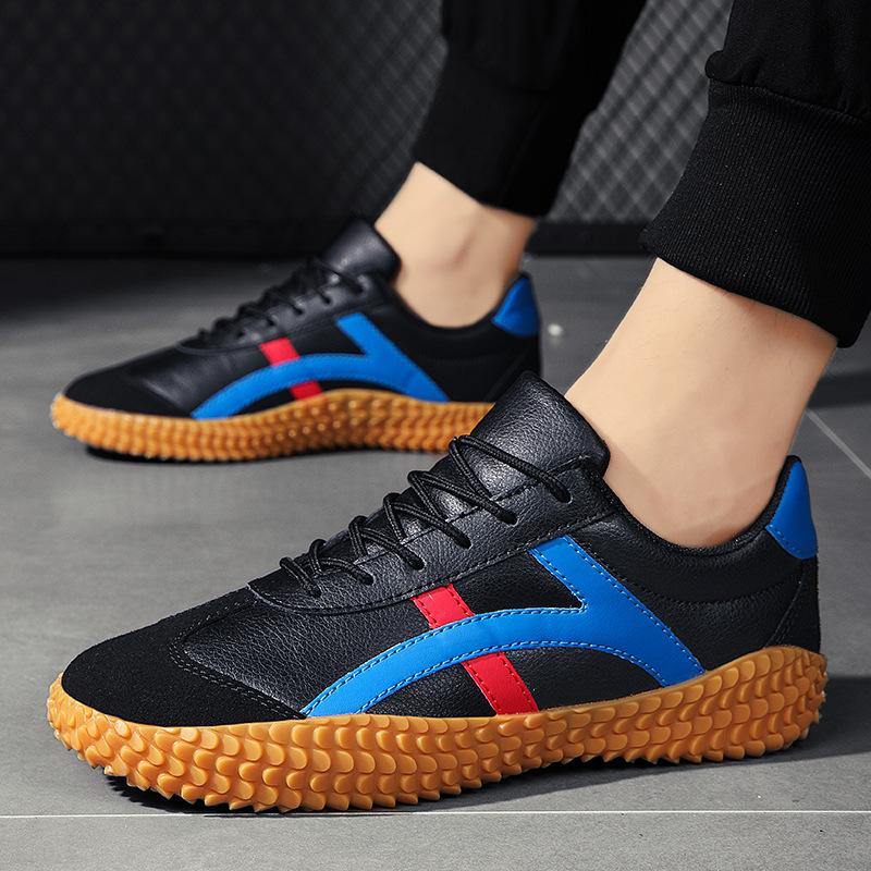 New Men's Genuine Leather Casual Anti-Slip Sports Shoes