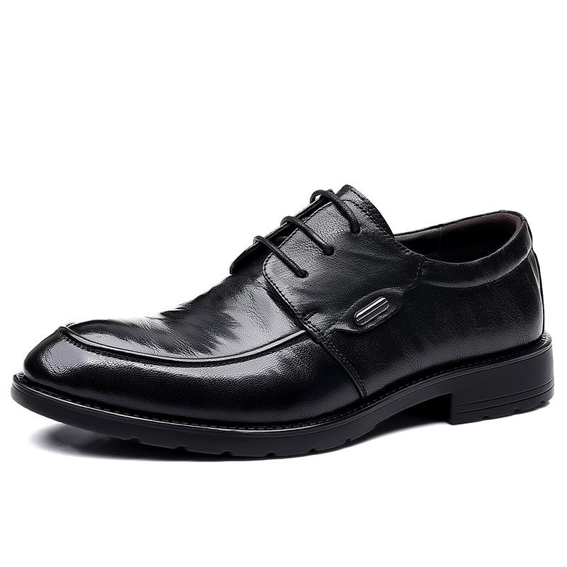 Men's Business Formal Casual Breathable Genuine Cowhide Shoes