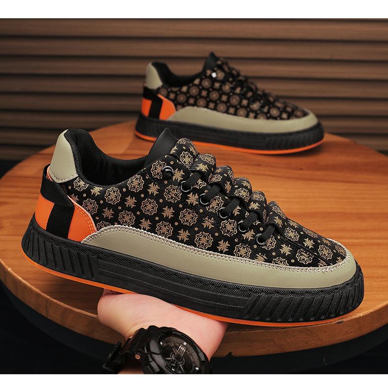 New Printed Breathable Ice Silk Cloth Casual Shoes