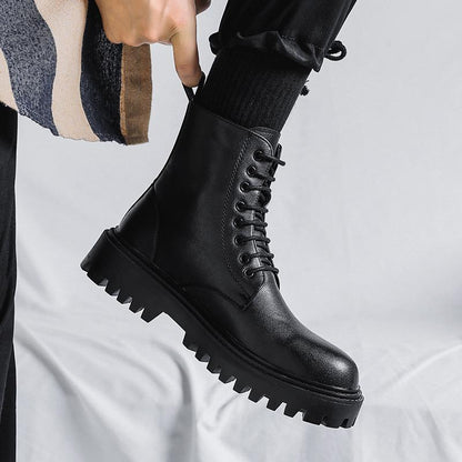 ✅High -quality Dedication✅Men's New High Quality Genuine Leather All-match Martin Boots