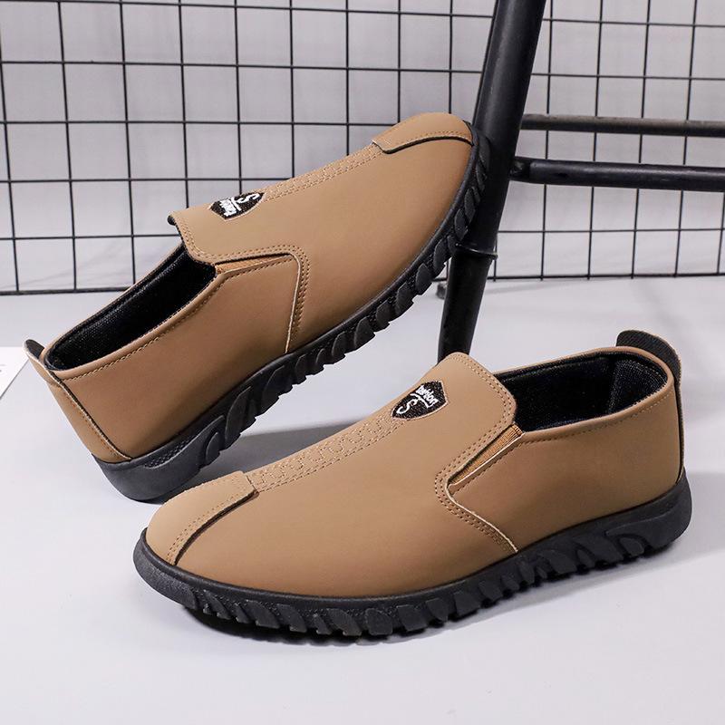 ✅High -quality Dedication✅New Men's Genuine Leather Slip-on Casual Business Shoes