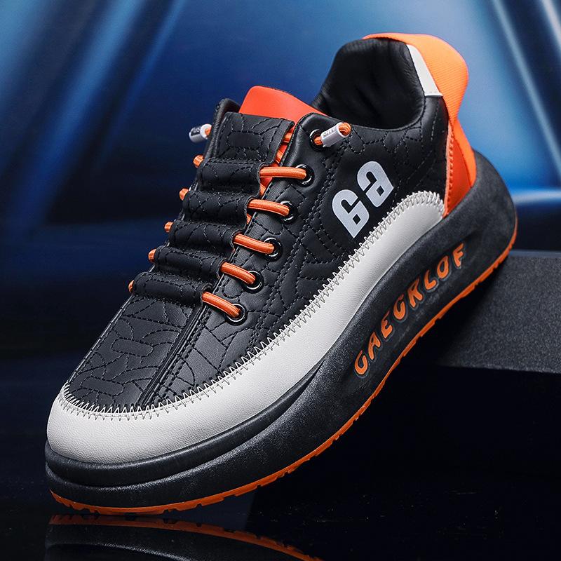 🔥Limited Time Offer 49% OFF🔥Men's Leather Lace-Free Casual Sneakers