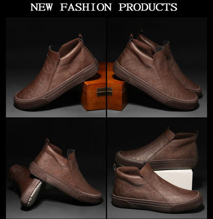 New Men's Casual Soft Sole Classic Comfortable Leather Shoes