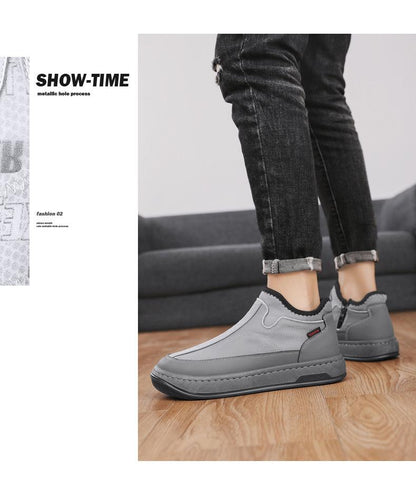 Men's New Winter Thickened Wool Warm Casual Slip-on Shoes