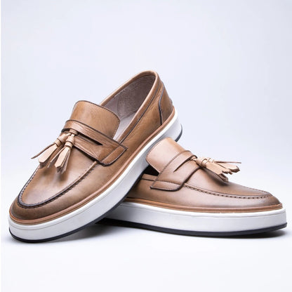 ✅High -quality Dedication✅Men's New British Style Genuine Cowhide Versatile Casual Shoes