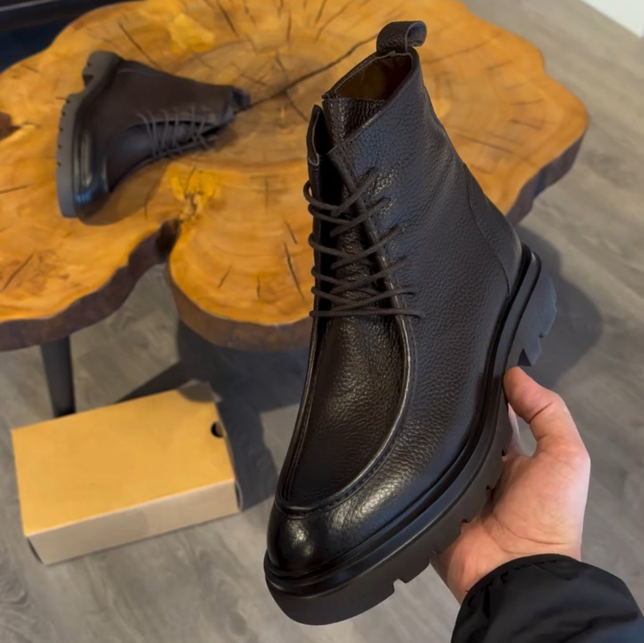 ✅High -quality Dedication✅Men's Premium Genuine Leather Classic Zipper Casual Boots