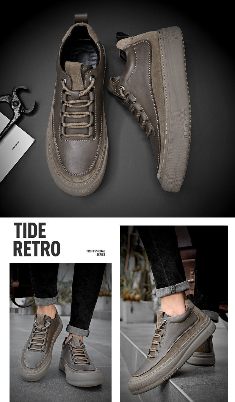 ✅High -quality Dedication✅Men's Genuine Leather Soft Sole Versatile Business Casual Shoes