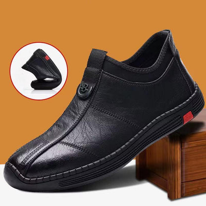 New Autumn and Winter Men's Business Casual Genuine Cowhide Shoes