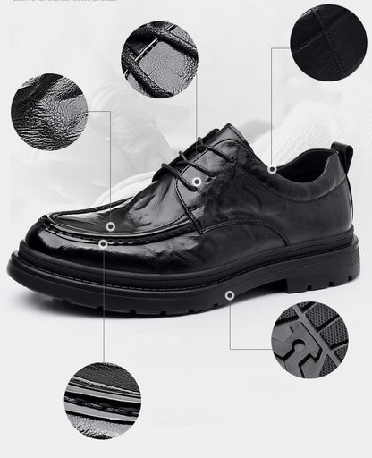 ✅High -quality Dedication✅Men's British Style Genuine Leather All-match Business Casual Shoes