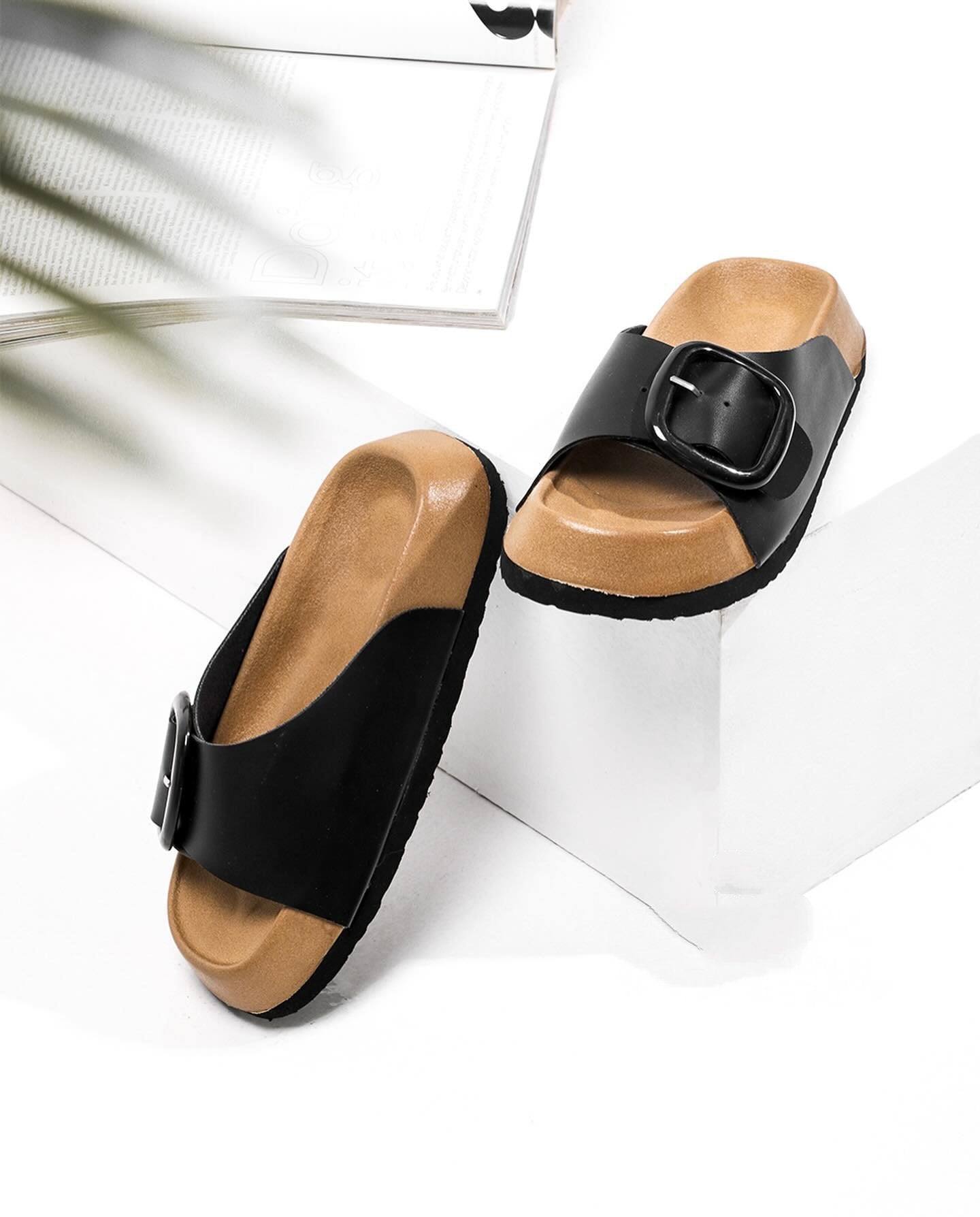 Classic Genuine Leather Soft Sole Casual Sandals