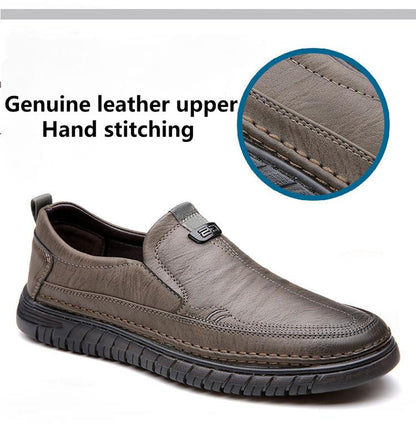 Men's Genuine Leather Soft Non-slip Casual Shoes