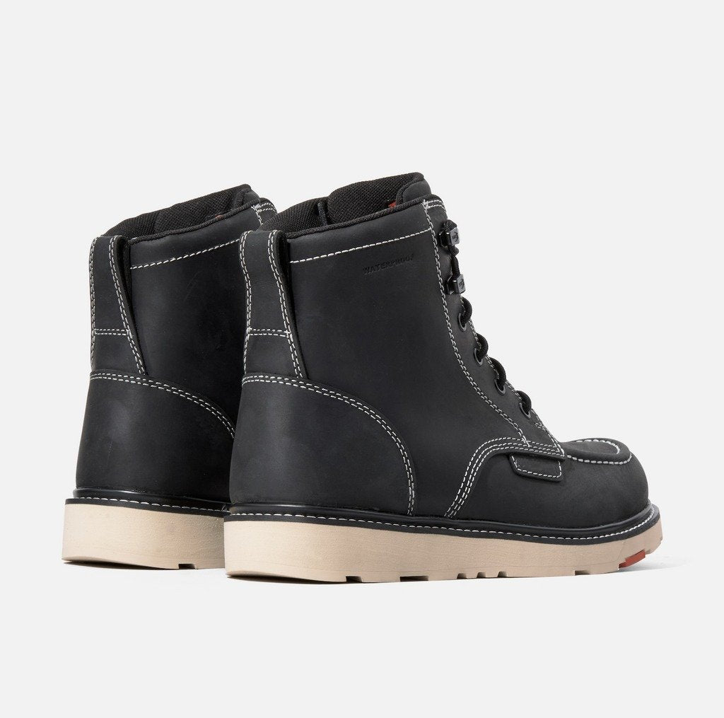 ✅High -quality Dedication✅Waterproof Casual Moc Toe Work Boot