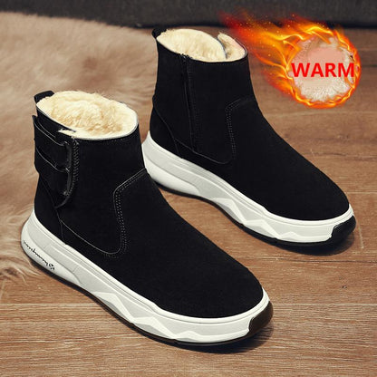 Men's New Winter Wool Thickening Casual Snow Boots