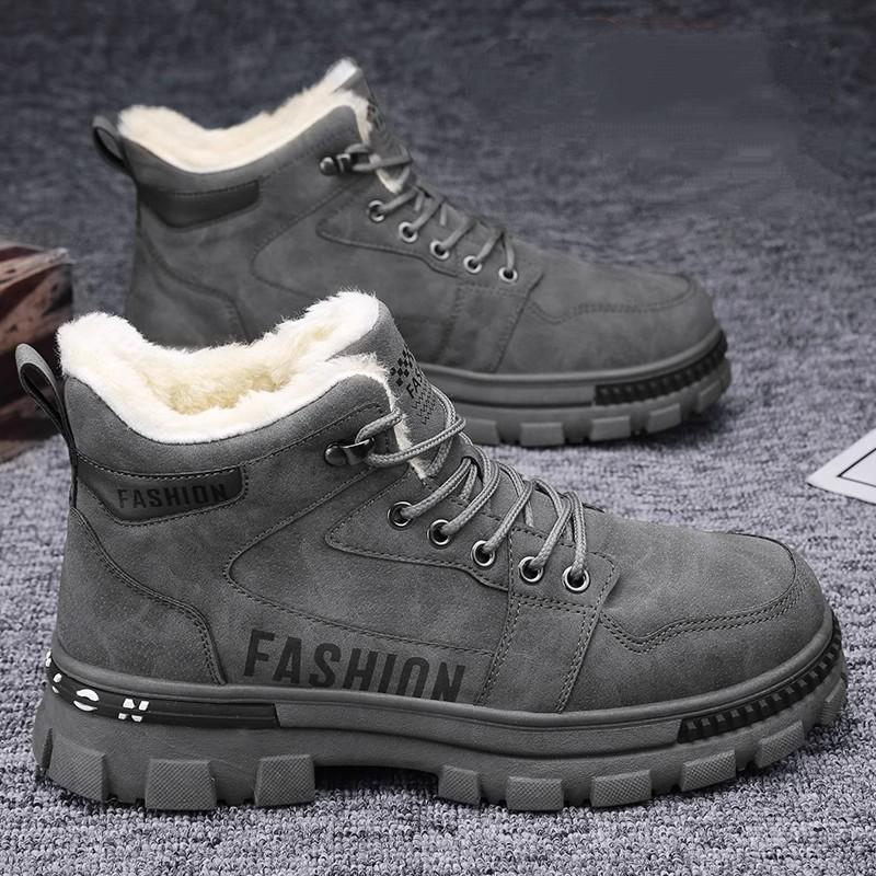 Men's Winter Wool Warm Casual Snow Boots