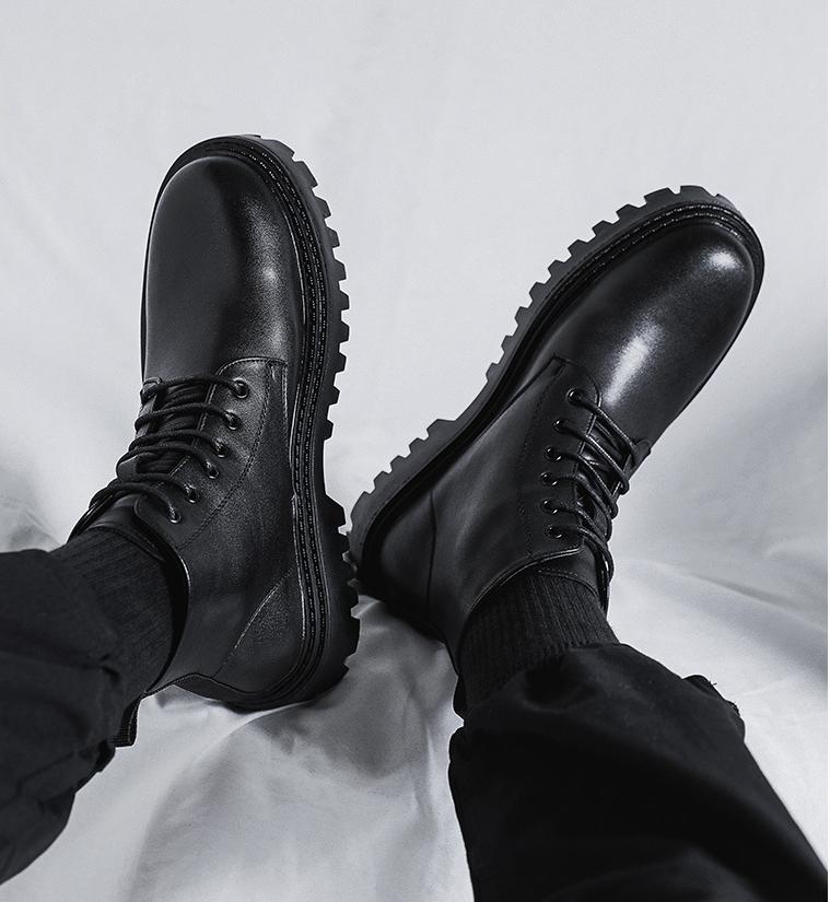 ✅High -quality Dedication✅Men's New High Quality Genuine Leather All-match Martin Boots