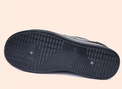 ✅High -quality Dedication✅Men's Winter Waterproof Genuine Leather Wool Warm Slip-on Shoes