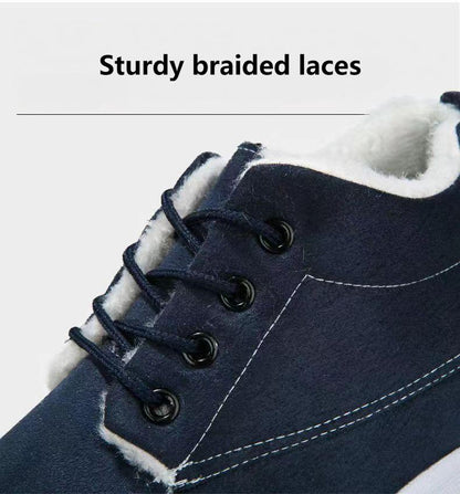 Men's Winter Thickened Wool Warm Casual Snow Boots