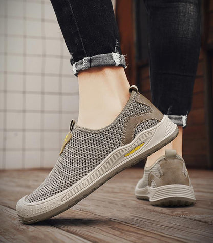 ✅High -quality Dedication✅Men's Breathable Mesh Slip-on Lightweight Sports Casual Shoes