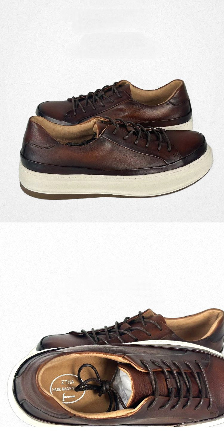 ✅High -quality Dedication✅Men's Classic Genuine Cowhide Soft Casual Shoes