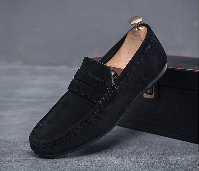 ✅High -quality Dedication✅Men's New Genuine Leather Soft Sole Slip-on Driving Casual Shoes