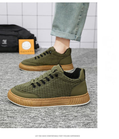 New Breathable Corduroy Casual Shoes for Autumn