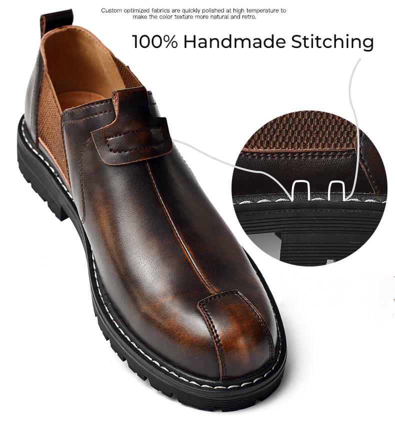 ✅High -quality Dedication✅Men's Business British Style Genuine Leather Shoes