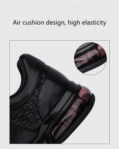 High Quality Genuine Cowhide Air Cushion Comfortable Casual Shoes