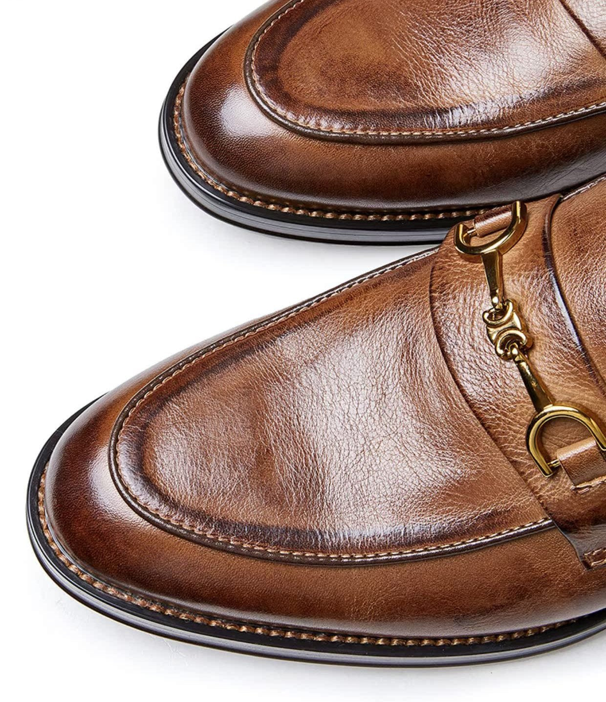 ✅High -quality Dedication✅Men's New Genuine Cowhide Slip-on Formal Soft-soled Casual Shoes