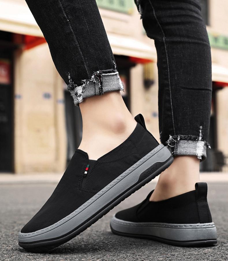 🔥Limited Time Offer 49% OFF🔥Men's New Breathable Canvas Slip-on Casual Driving Shoes