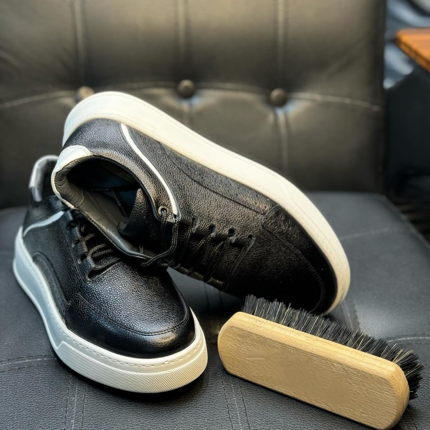 New Soft Handmade Genuine Leather Men's Casual Shoes