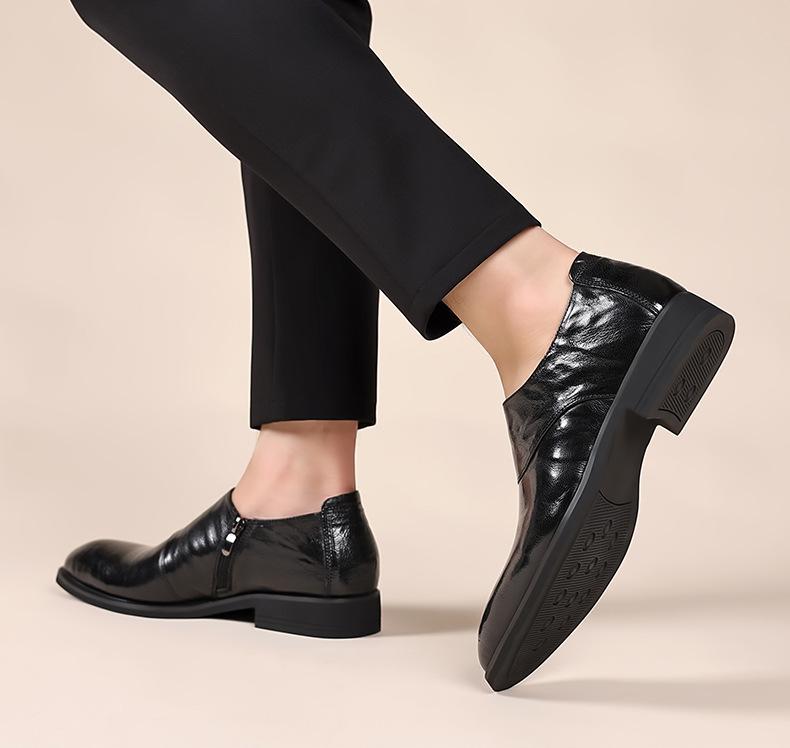 ✅High -quality Dedication✅Men's New Genuine Cowhide Business Formal Soft-soled Casual Shoes