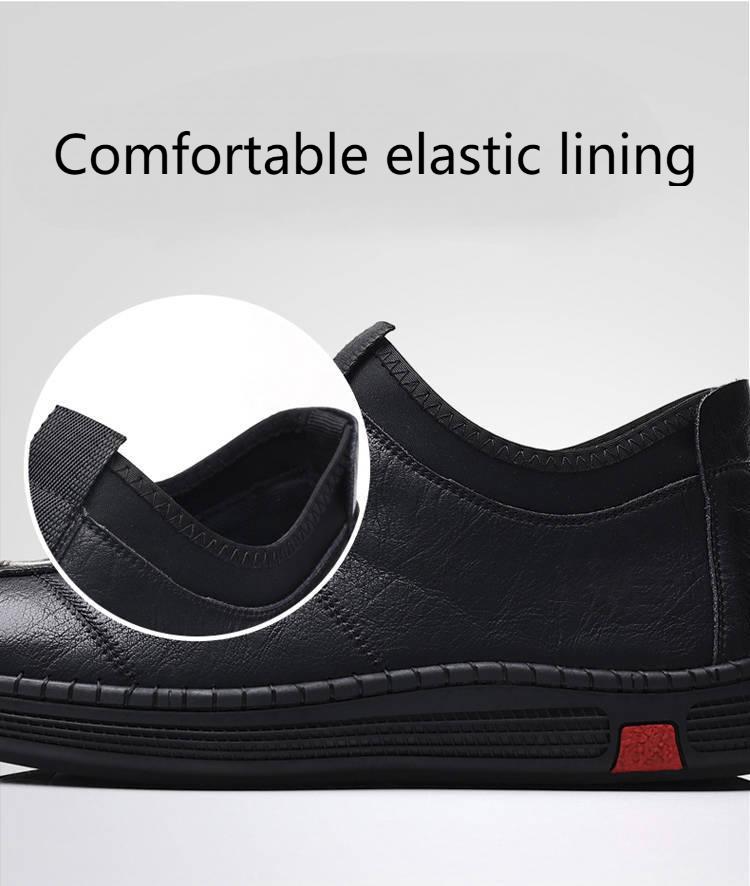 New Autumn and Winter Men's Business Casual Genuine Cowhide Shoes