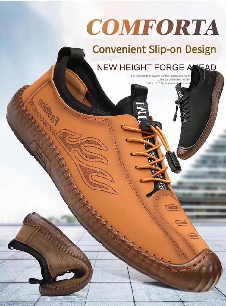 🔥Limited Time Offer 49% OFF🔥New Men's Genuine Leather Soft Slip-on Casual Shoes