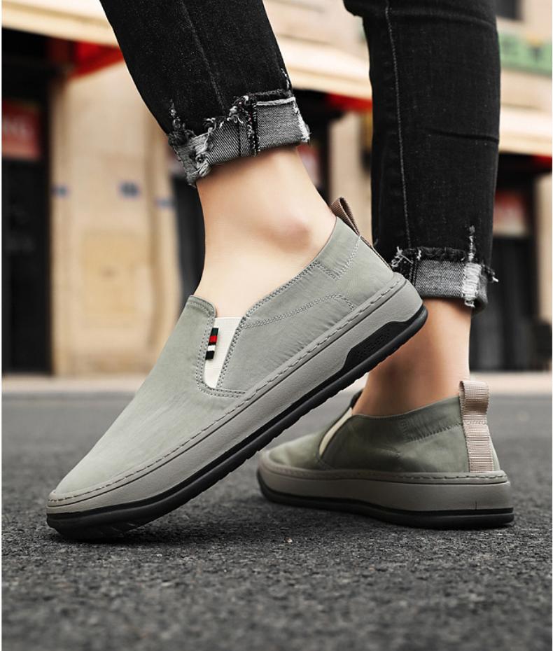 🔥Limited Time Offer 49% OFF🔥Men's New Breathable Canvas Slip-on Casual Driving Shoes