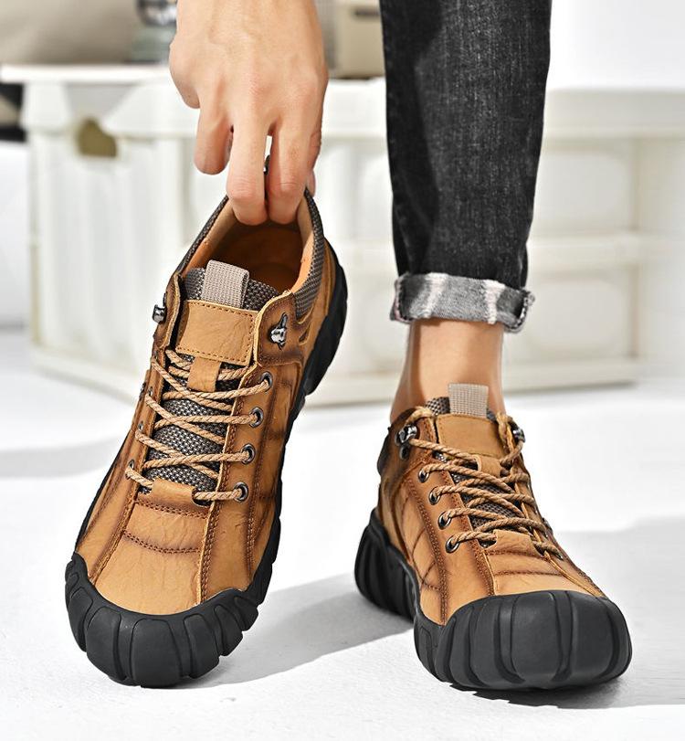 ✅Best Seller✅New Men's Genuine Cowhide Thick-soled Casual Shoes