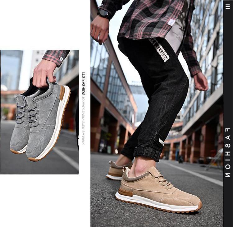 ✅High -quality Dedication✅Men's Genuine Suede All-match Sports Casual Shoes