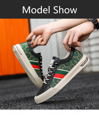 Knitted Printed Fashionable Casual Shoes