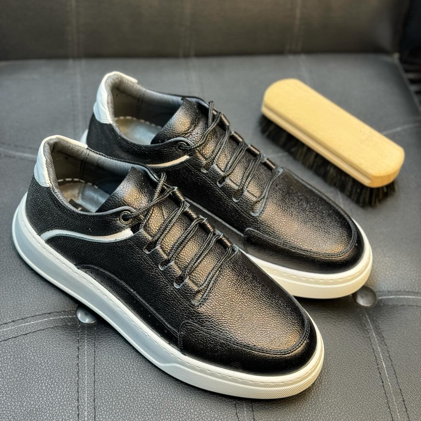 New Soft Handmade Genuine Leather Men's Casual Shoes