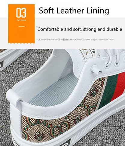 Knitted Printed Fashionable Casual Shoes