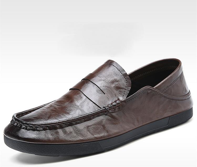 ✅High -quality Dedication✅New Style Genuine Leather All-match Slip-on Driving Casual Shoes