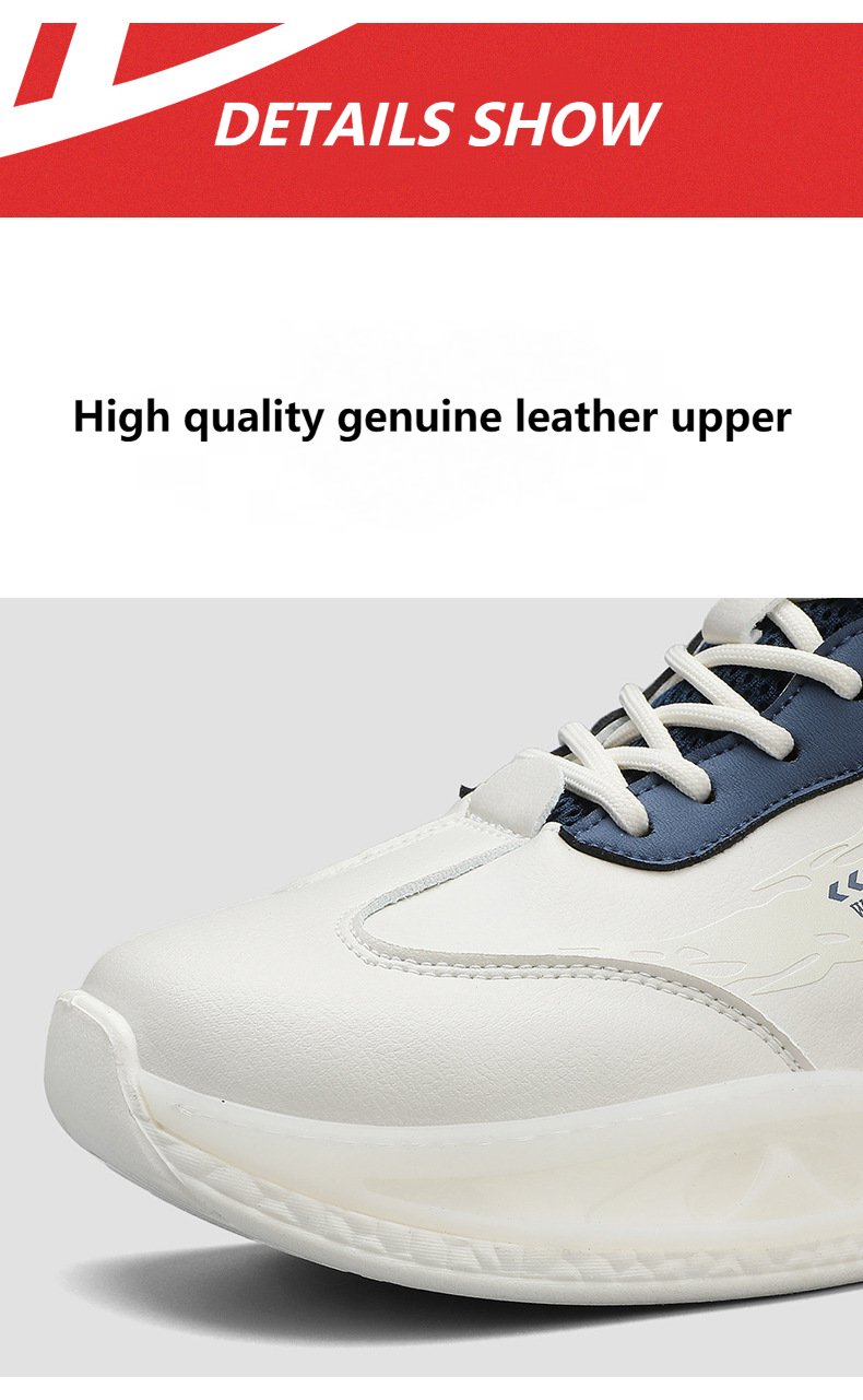 Men's Autumn and Winter Leather Waterproof Casual Sports Shoes