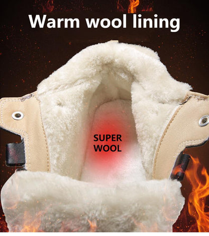 Winter New High-top Thickened Wool Snow Shoes