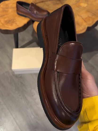 ✅High -quality Dedication✅Men's New Retro Genuine Leather Slip-on Casual Shoes