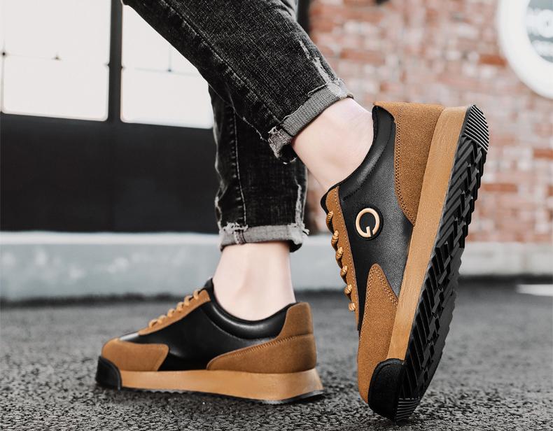 ✅High -quality Dedication✅Men's New Genuine Cowhide Thick-soled Casual Shoes
