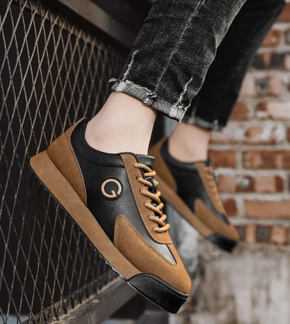 ✅High -quality Dedication✅Men's New Genuine Cowhide Thick-soled Casual Shoes