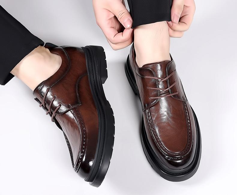 ✅High -quality Dedication✅Men's British Style Genuine Leather All-match Business Casual Shoes