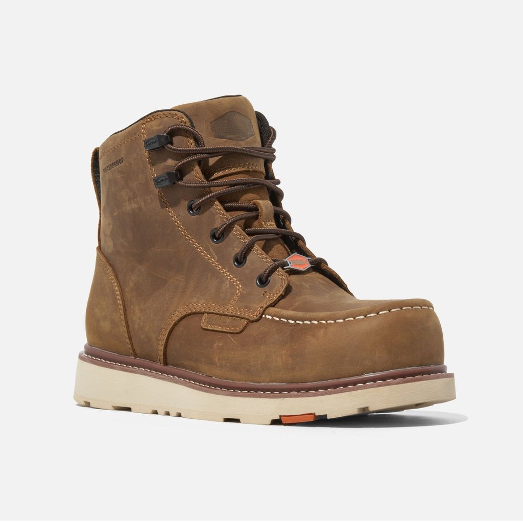 ✅High -quality Dedication✅Waterproof Casual Moc Toe Work Boot