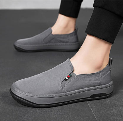 🔥Limited Time Offer 49% OFF🔥Men's New Breathable Canvas Slip-on Casual Driving Shoes